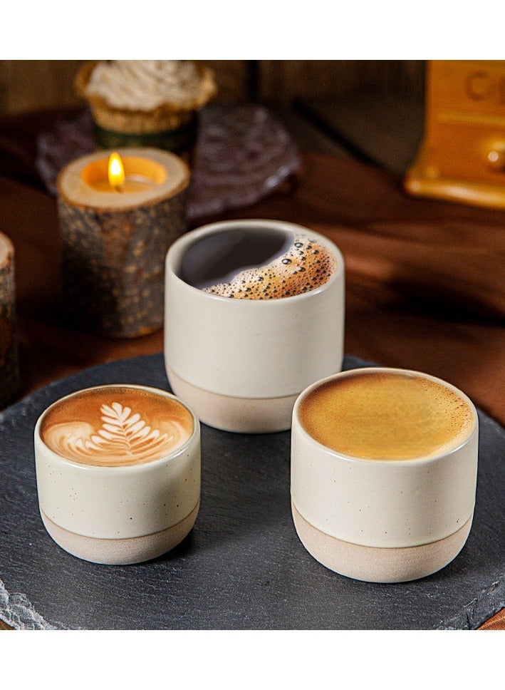 Handcrafted Arabic Ceramic Coffee Cup - 230ml Insulated Mug for Ramadan/office/home, Heat-Resistant Tea Cup,1pc - Image 2